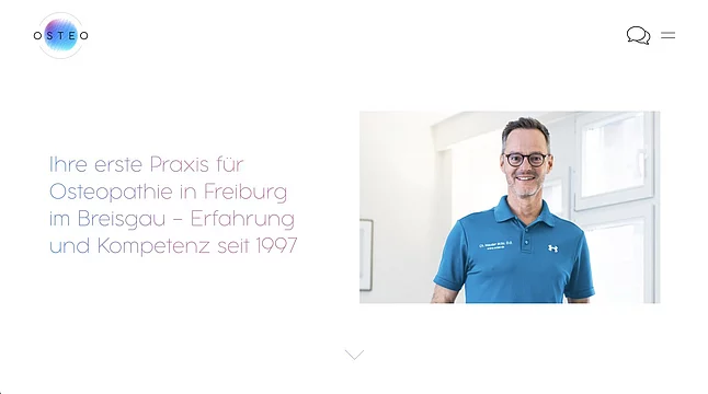 Neue Website für Praxis OSTEO Bild 2