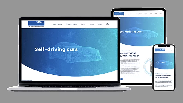 Innovation pur: Neue Website für STTech Bild 2