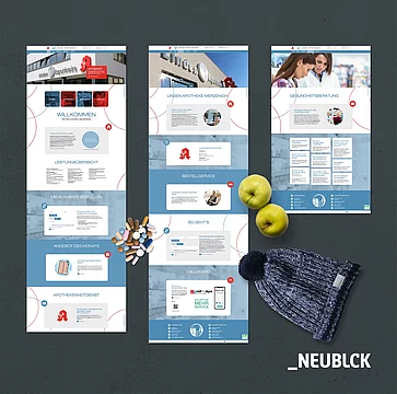 Linden Apotheken: Corporate Design, Webdesign und Programmierung, Social Media Bild 1