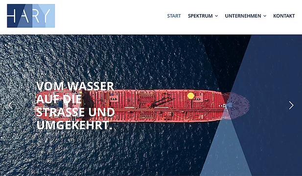Hary AG — Webseite, Corporate Design, Logoentwicklung Bild 3
