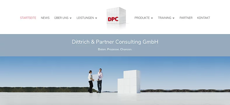 Website Entwicklung für Dittrich & Partner Consulting GmbH Bild 1