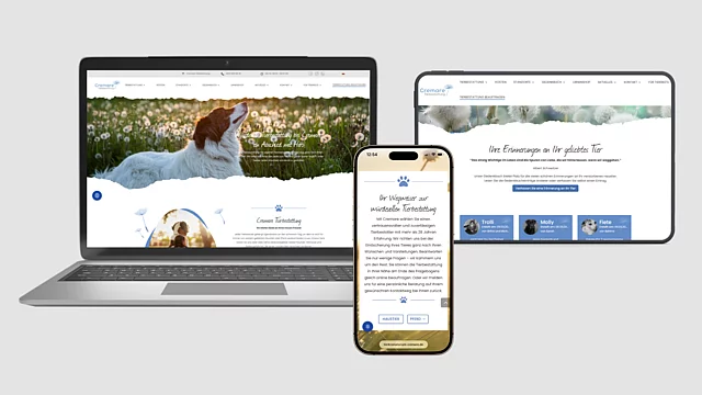 Website-Relaunch für Cremare Bild 1