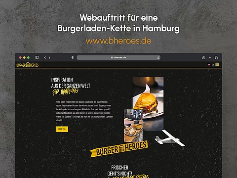 Die neue Website von Burger Heroes Bild 4