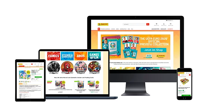 Onlineshop für Panini Bild 1