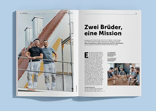 B2B-Kundenmagazin "Marktimpulse" Bild 4