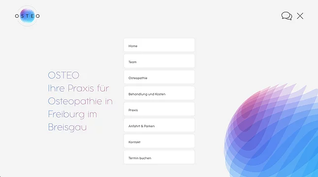 Neue Website für Praxis OSTEO Bild 3