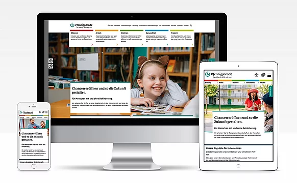 Neue Website für Stiftung Pfennigparade Bild 1