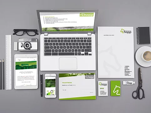 HOPP Marktforschung  – Corporate Design by WDB Bild 1