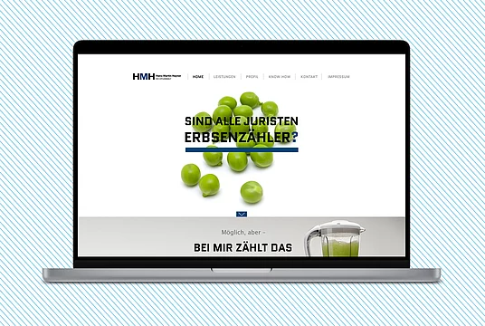 Web Design for a Lawyer – Without Clichés Bild 1