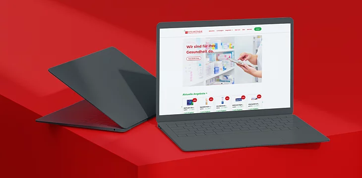 Apotheken-Website mit Anbindung des bestehenden Onlineshops Bild 1