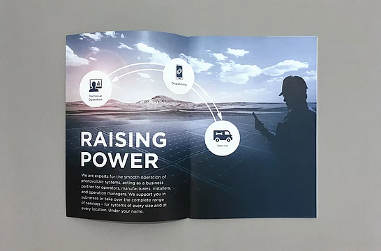 Corporate Design Entwicklung für das Solar-Unternehmen Raising Power Bild 1