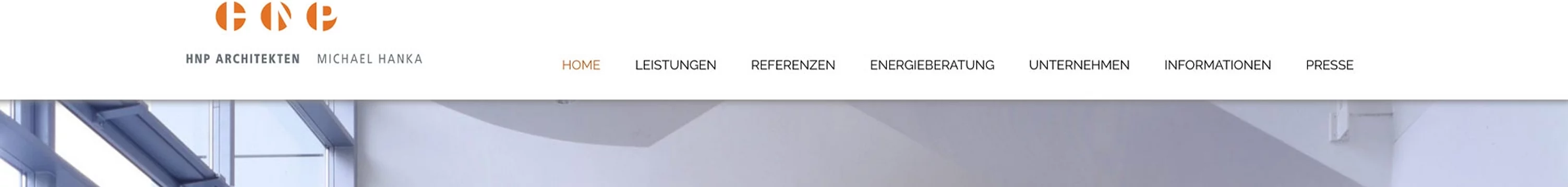 Webdesign & WordPress-Betreuung für HNP Architekten Bild 1