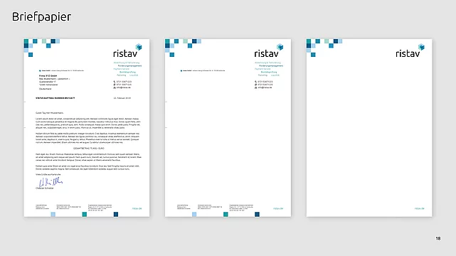 Ristav — Corporate Design und Logoentwicklung Bild 19