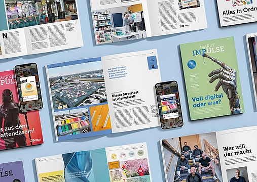 B2B-Kundenmagazin "Marktimpulse" Bild 1