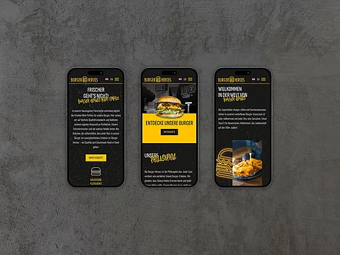 Die neue Website von Burger Heroes Bild 2