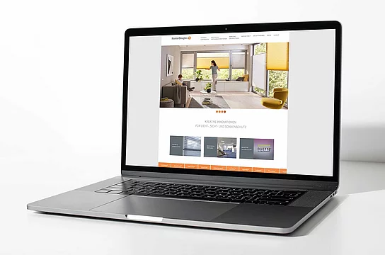Individuelle Web-Programmierung . Händler-Portal . Energiesparrechner für Plissees Bild 2