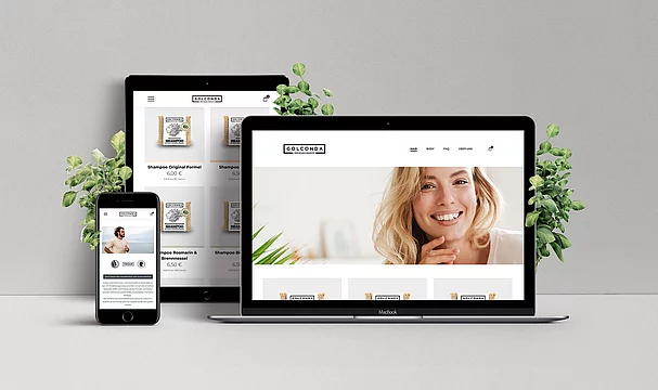 Golconda – Naturkosmetik mit Verantwortung | Redesign Bild 2