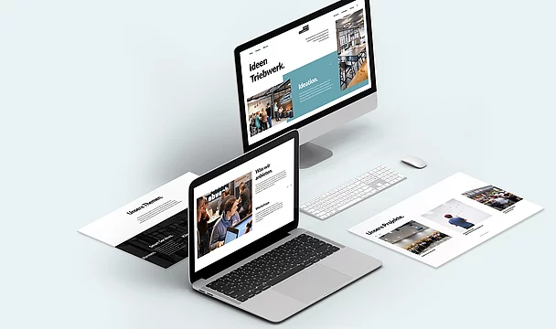 Das Ideentriebwerk (Fraunhofer IEM) // Webdesign. Bild 1