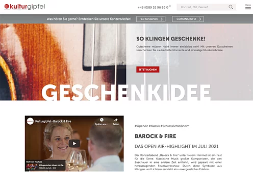 TYPO3 Website für Konzertveranstalter Bild 3