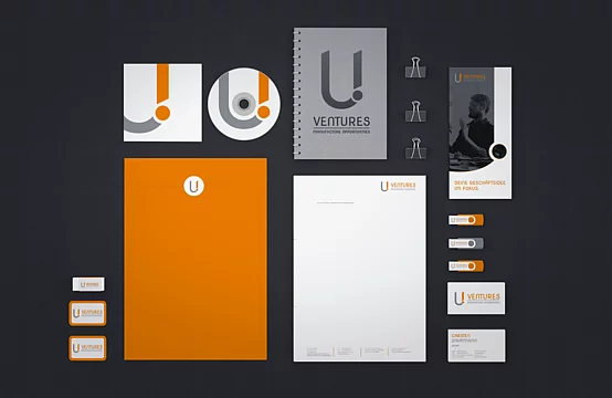 Projekt: U! Ventures – Markenentwicklung, Corporate Design, Webentwicklung, Print Bild 1