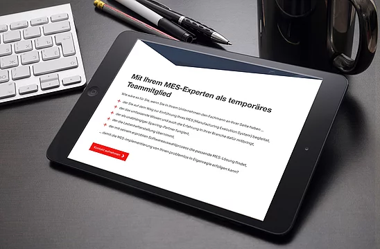 Webdesign für Peter Schaller MES-Beratung Bild 4