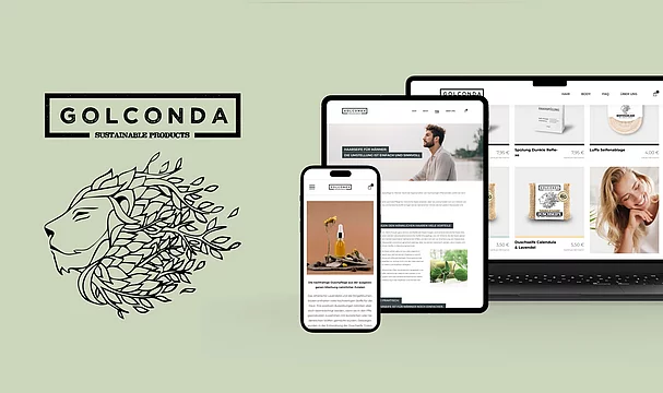 Golconda – Naturkosmetik mit Verantwortung | Redesign Bild 1